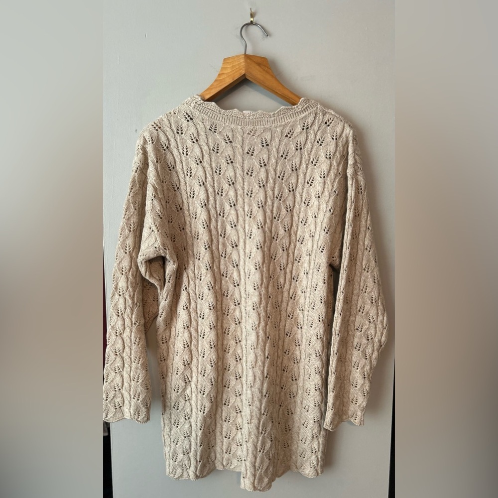 ✌️4/$20✌️ Tunic length open knit sweater - Picture 7 of 12